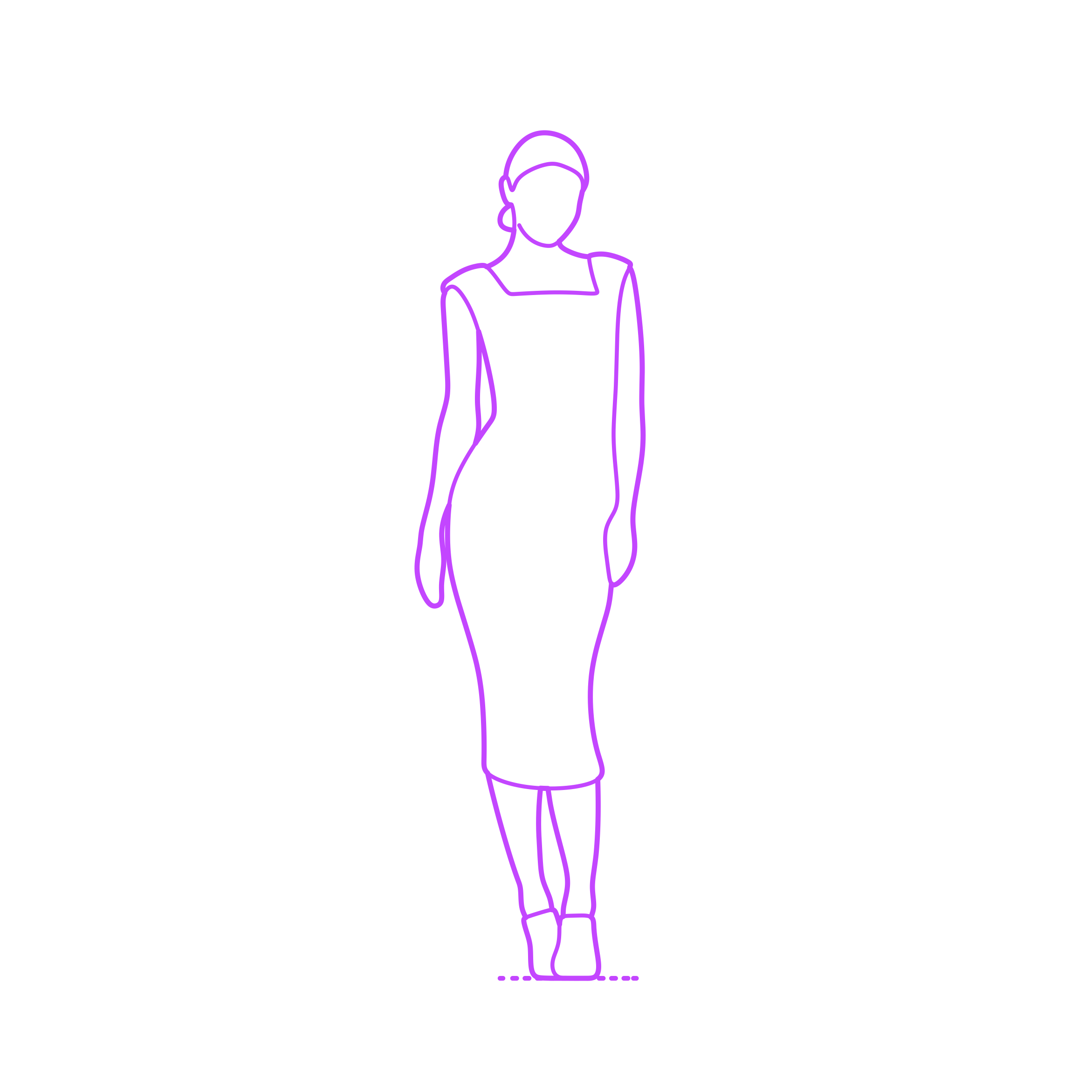 Pop Culture Fashion Models Miranda Kerr Outline Icon Svg Set Free Vectors